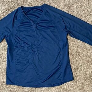 Champion Blue Activewear Long Sleeve Shirt